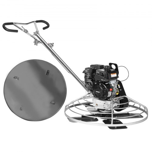 

VEVOR Máquina Alisadora de Cemento 965 mm 6 HP Paleta Eléctrica de Cemento a Gasolina Resistente con Plataforma Flotante Hoja de Paleta para Superficie de Concreto Lisa, Cemento de Concreto