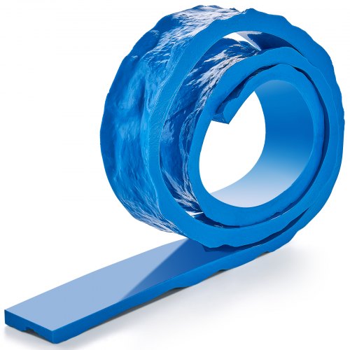 

VEVOR Sellos de Hormigón 2288x78 mm Alfombrilla de Poliuretano Rectangular con Textura para Baldosas de Piedra para Suelos de Pizarra, Piel Texturizada de Hormigón para Decoración de Exteriores, Azul