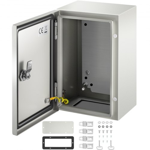 

Caja eléctrica de acero VEVOR, caja eléctrica de 12x8x6 pulgadas, acero al carbono IP65