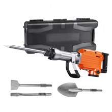 VEVOR Demolition Jack Hammer Concrete Breaker 2200W   Martillo eléctrico 4 puntas de cincel