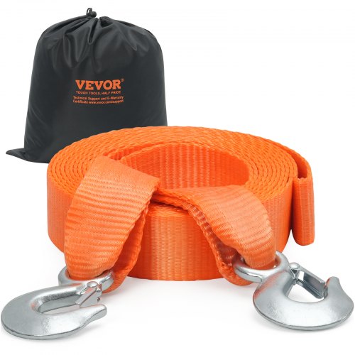 

VEVOR Correa de Remolque de 50,8 mm x 6,1 m, Capacidad de Carga máxima 7711 kg