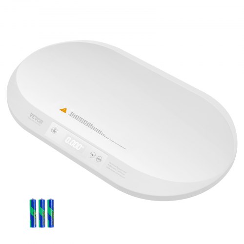 

Báscula digital para bebés VEVOR, báscula para bebés con cinta métrica, báscula multifunción para niños pequeños para controlar el peso y la altura, con función de retención y tara, 5 unidades para bebés, niños pequeños y mascotas, capacidad de 88 libras