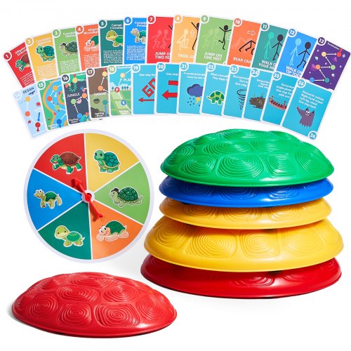 

VEVOR 6 PCS Piedras para Escalones de Equilibrio Tortuga Biónica para Niños