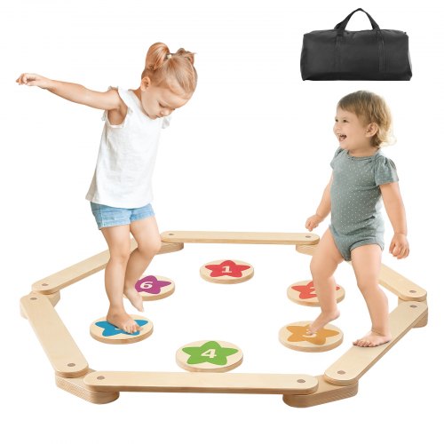 

VEVOR 6 PCS de Vigas de Equilibrio con Diseño de Superficie Lisa para Niños