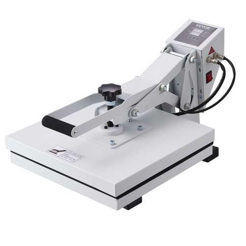 

VEVOR Prensa de Calor Blanco 380x380mm Máquina de Sublimación Textil 1200 W Calentamiento Rápido Prensa de Calor por Transferencia por Sublimación Digital e Industrial para Camiseta, Bolso, Almohada