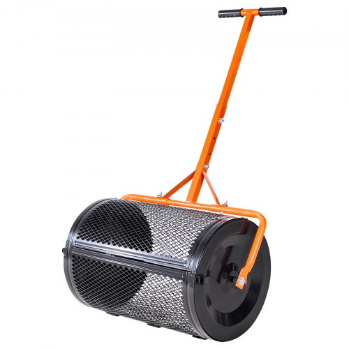 VEVOR Esparcidor de Compost Ancho de 67 cm con Mango en Forma de T 3 Niveles de Altura Esparcidor de Turba de Acero