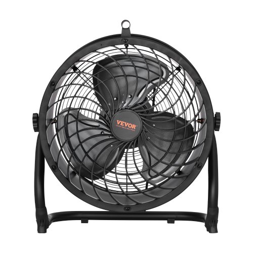

VEVOR Ventilador de Piso de Alta Velocidad de 3 Velocidades, 2520 CFM, Inclinación de 360°, Flujo de Aire de 7,2 m/s, para el Gimnasio, la Tienda Comercial y el Dormitorio, 254 x 508 x 584 mm