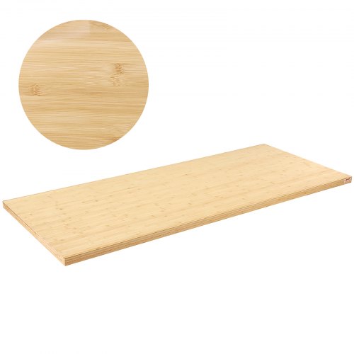 

VEVOR Tablero Rectangular de Mesa de Escritorio de Bambú 1800 x 737 x 38 mm