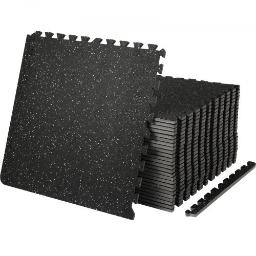 

VEVOR Alfombras de Espuma Entrelazadas 25 Piezas Antideslizantes para Suelos 70 x 70 cm Alfombrillas de Bloqueo de Punto Grosor de 14 mm Diseño Actualizado de 2 Capas para Aulas, Gimnasios, Hogar