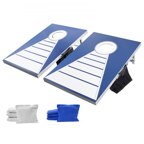 

VEVOR Juego de Cornhole, Tablero de Lanzamiento, Aluminio Resistente a la Intemperie, para Interiores y Exteriores, Incluye 8 Bolsas de Frijoles, para Patio, Playa, Camping, 915 x 610 x 255 mm