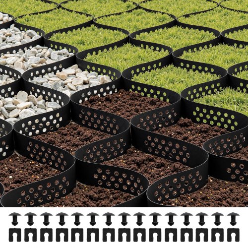 

VEVOR Rejilla de Tierra Profundidad de 5 cm para Grava 500 x 198 cm para Jardín