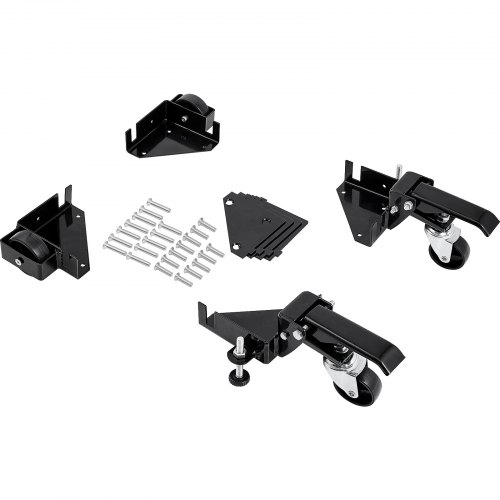 

VEVOR Base Móvil de Capacidad de 181,4 kg Ajustable de 241,3x241,3mm Hasta el Infinito Soporte de Base Móvil Universal Resistente con Ruedas Giratorias para Equipos de Carpintería, Muebles, Máquinas