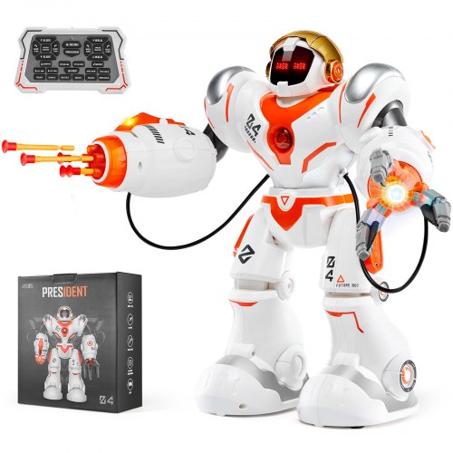 

VEVOR RC Robot de Batalla Juguete Robótico de Control Remoto Programable de Niño