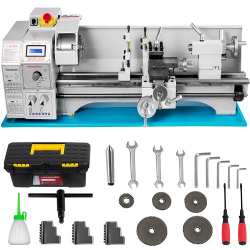 VEVOR VEVOR Torno Metal 22 x 60cm 1100W Torno para Taladrado de Torneado  8.7\