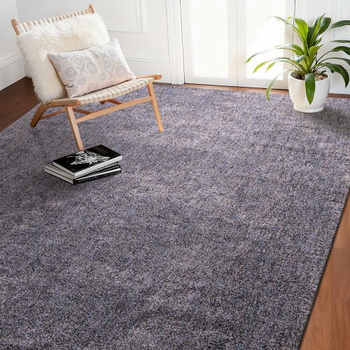 

VEVOR Alfombra de Pelo Corto Rectangular Acogedora, 3048 x 2438 mm, 20 mm Altura, Ideal para Salón, Dormitorio y Estudio, Sin Pelusa y con Base Antideslizante de TPR, Estilo de Reducción de Ruido