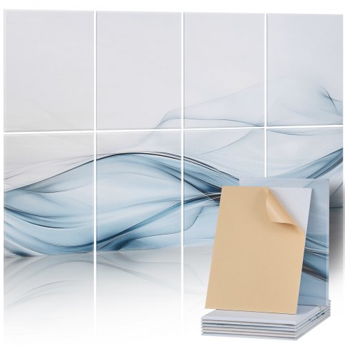 

VEVOR Paneles Acústicos Artísticos 8 uds 400 x 300 x 10 mm Autoadhesivos Seda