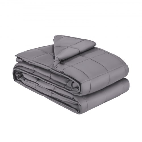 

VEVOR Manta con Peso 11,3 kg 203 x 229 cm Tamaño King Suave 100 % Algodón Gris