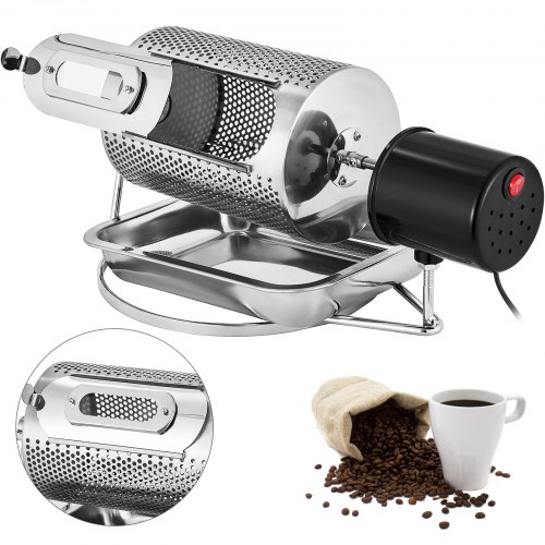 

Tostadores De Café 250g/vez Eléctrico 40w Para Hornear Café En Grano Inoxidable