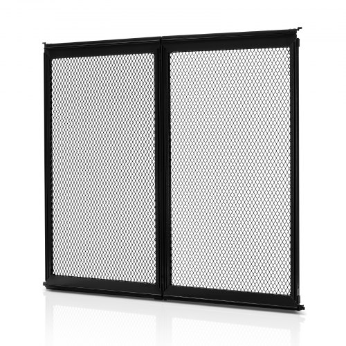 

VEVOR Protector de Puerta para Caravana, Rejilla de 571,5 x 508 x 10,6 mm Malla Transpirable Reforzada Protección de Entrada para Caravanas de Aleación de Aluminio para Mascotas, Color Negro