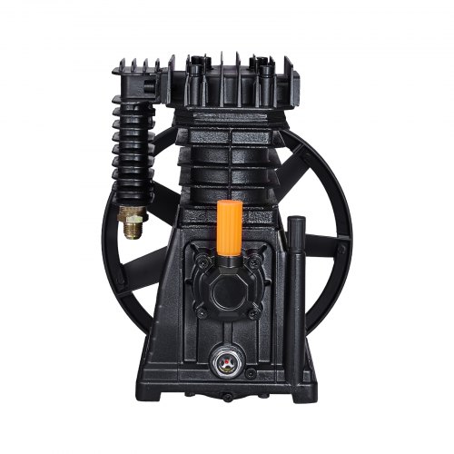 VEVOR Cabezal de Bomba de Compresor de Aire, 3 HP, 5,8 CFM a 90 PSI, Lubricado con Aceite de Cilindro Doble de Aluminio de Una Etapa con Presión Máxima de 116 PSI, 164 L/min, 300 x 265 x 335 mm