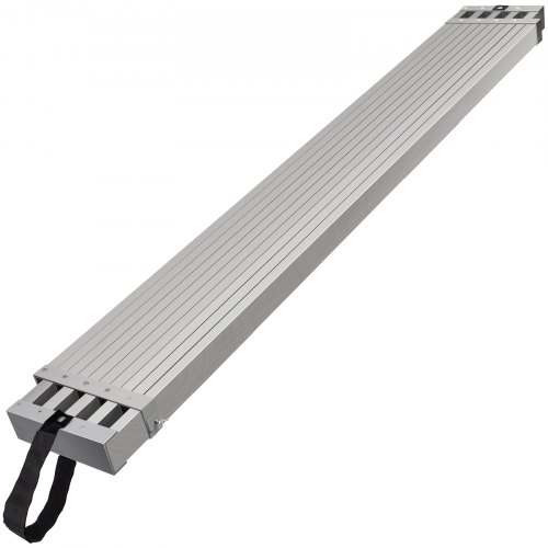 

VEVOR Tablón de Trabajo Telescópico de Aluminio, 2600 x 325 x 85 mm de Capacidad de 227 kg, Tablón de Extensión con Accesorio de Escalera de Andamio de Plataforma Antideslizante, Aleación de Aluminio