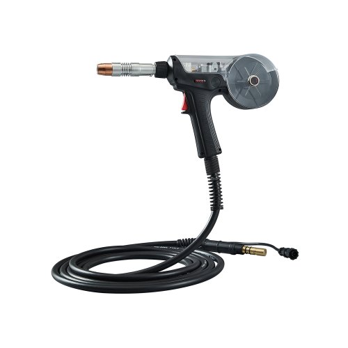VEVOR Pistola de Carrete de 200 A con Cable de 20 Pies, Compatible con Soldadores Hobart IronMan 240 Mig, Adecuada para Alambres de Soldadura de Núcleo Fundente/Sólidos/Aluminio, 430 x 380 x 70 mm
