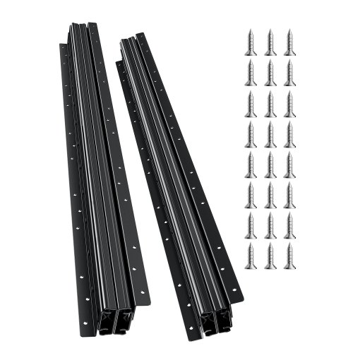 VEVOR Rieles Deslizantes para Cajones Bajo Encimera, Extensión Completa con Cojinetes de Bolas para Gabinetes Debajo de las Escaleras, Resistentes, para Reemplazo de Bricolaje, 800 x 75 x 55 mm