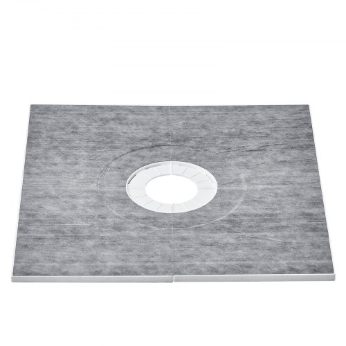 

VEVOR Kit de ducha envolvente de 36x36 pulgadas con drenaje central de 6,4 pulgadas, kits de instalación de ducha EPS livianos con 2 paños impermeables, barras inclinadas para plato de ducha para baño