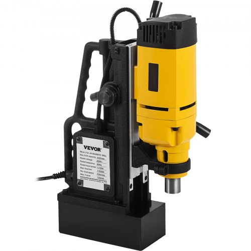 

VEVOR Taladro magnético, 1200W Taladro de Núcleo Magnético, 23 mm Taladro Magnético de Columna, 13500N Taladro Electromagnético, Sistema de Perforación Electromagnética para Construcción