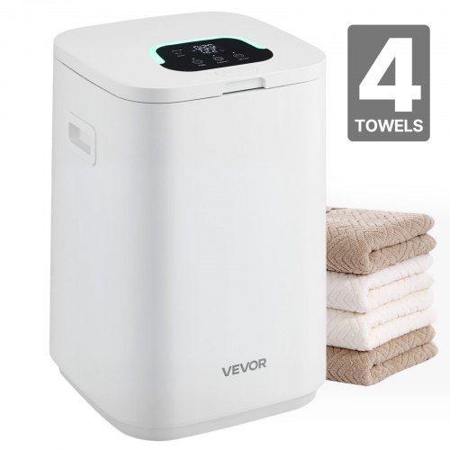 

VEVOR Calentador de Toallas 20 L con Pantalla LED Calentador de Mantas Temporizador Ajuste de Temperatura Apagado Automático Cierre de Seguridad Secador de Toallas para Spa, Hogar, Baño, Blanco