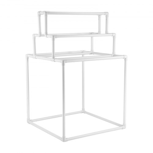 

VEVOR Toallero Independiente de 8 Barras Toallero de Baño Blanco Toallero de PVC Carga de 10 kg Organizador de Servilletas Fácil de Montar Colgador de Toallas para Piscina Baño Spa Exterior Interior