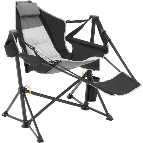 

VEVOR Silla de Camping Silla Plegable Carga de 136 kg Silla de Pesca, Negro