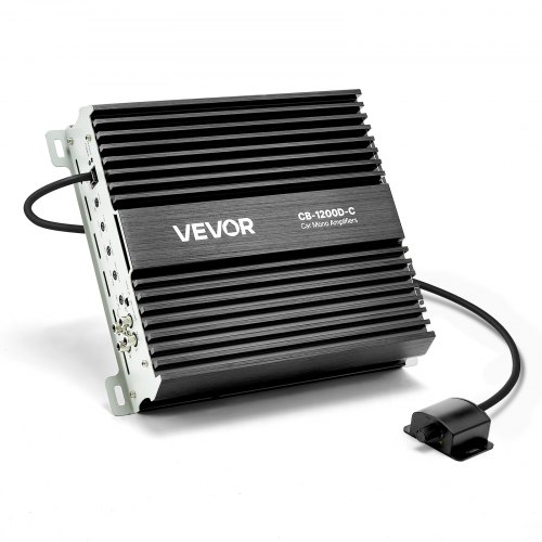 

VEVOR Amplificador Monobloque a Coche 1200 W, RMS MÁX. 1/2/4 Ohmios, Clase D, con Control Remoto de Nivel Subwoofer, Filtro de Paso Bajo, Refuerzo de Graves, Cambio de Fase y Control de Volumen