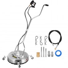 VEVOR Hidrolimpiadora de Alta Presion 4000 PSI, Hidrolimpiadora de Alta Presión para Exteriores 4000 PSI, Potente y Portátil, Boquilla Turbo Ajustable, Hidrolimpiadora Compacta, 61 cm