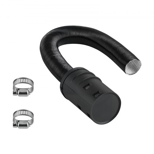 

VEVOR Kit de Tubería de Admisión para Calentador Diésel, Manguera de Silenciador con Filtro de Admisión de Aire Expandible y Flexible para Calentadores de Aire de 2/5/8 kW, 51 x 590 mm, Negro