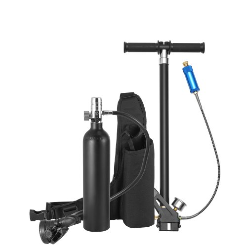 

VEVOR Tanque de Buceo Portátil 1 L, Cilindro de Oxígeno para Buceo que Permite Respirar bajo el Agua 15 a 20 Minutos, Profundidad de Buceo de 30 m, para la Exploración Subacuática, 89 x 360 mm