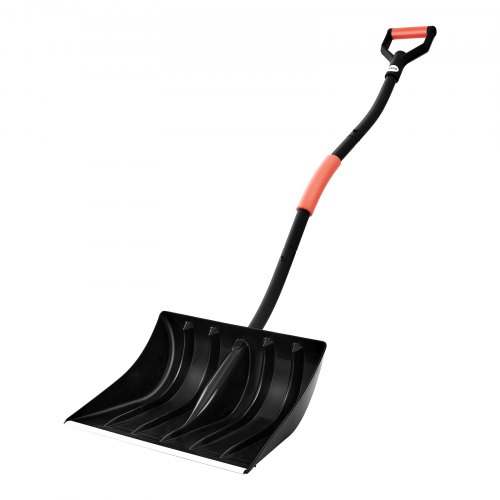 

VEVOR Pala Quitanieves Ergonómica, con Mangos en Forma de D y Hoja de Aluminio, Herramienta para Quitar Nieve, para Jardín, Coche y Camping, Entradas de Vehículos, Plástico, Negro, 1400 x 420 mm