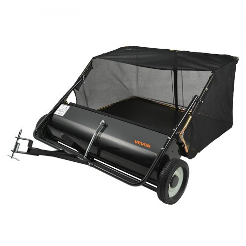 

VEVOR Barredora de Césped de Remolque Ancho de 127 cm, Recolector de Hojas para Césped, Barredora Remolcable para Tractor Resistente con Altura de Barrido Ajustable para Patio, Granja, Aceras