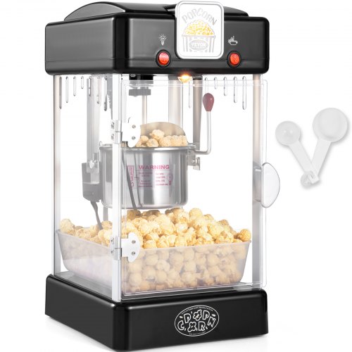 

VEVOR Máquina para Hacer Palomitas de Maíz de Sobremesa 300 W 240 x 275 x 475 mm