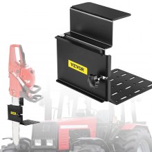 VEVOR Soporte para Motosierra del Tractor 0-15 mm Portador de Motosierra Negro