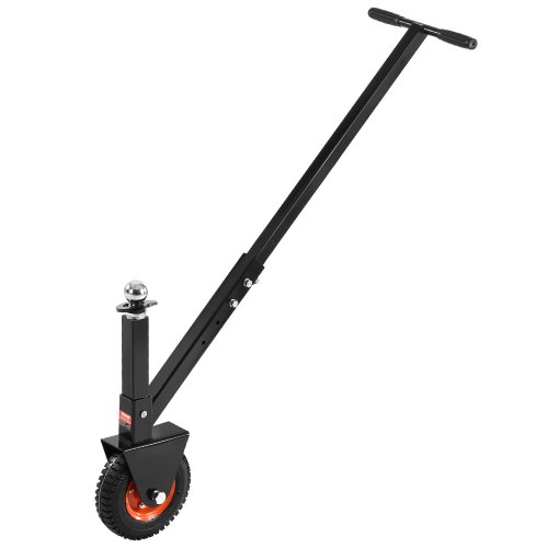 

VEVOR Plataforma Rodante para Remolque, Capacidad de Peso de 136 kg, Carrito de Ajustable en Altura de 420 y 560 mm, con Bolas de 47,6 mm y 50,8 mm, Neumático de Goma para Mover un Remolque RV