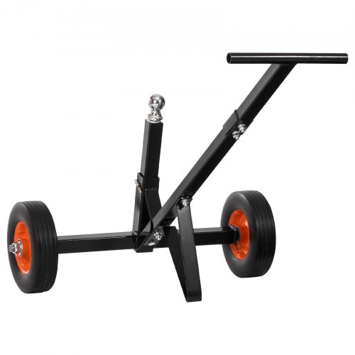 

VEVOR Plataforma Rodante para Remolque, Capacidad de Peso de 272 kg, Altura Ajustable de 42 y 56 cm, Bola de Enganche de 47,3 mm, Neumáticos Sólidos de 254 mm, para Mover Automóviles, Barcos