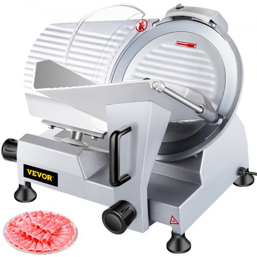 

VEVOR Cortadora De Fiambre Cortadora De Carne Cortafiambres de carne 220V/50Hz Cortafiambres profesionales de acero inoxidable