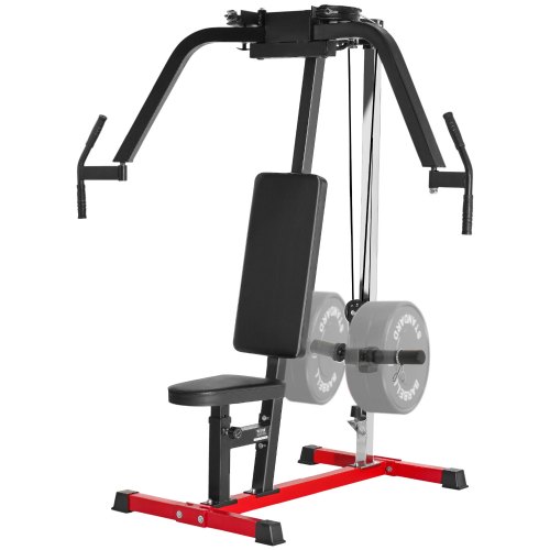 VEVOR Máquina Especializada de Apertura de Pecho, Gimnasio en Casa, para Entrenamientos de Pecho, Espalda, Pectorales, Deltoides Posteriores y Hombros, Soporta hasta 204 kg, 1100 x 1650 x 1640 mm