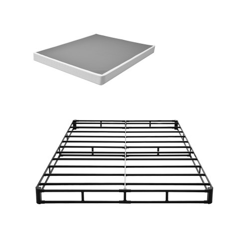 

VEVOR Somier Tamaño Queen con Tela Lavable, Estructura de Cama Tamaño Queen Estructura de Metal Resistente 2010 x 1515 x 130 mm, Base de Colchón de Capacidad Máxima de 1587,57 kg Fácil Instalar
