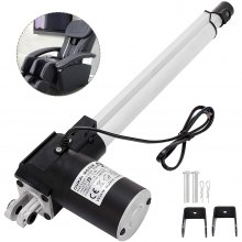 VEVOR Actuador Lineal 6000 N Soporte de Montaje de Carrera del Actuador Lineal 250 mm, Actuador Lineal Resistente de Motor Eléctrico 12 V CC Velocidad de Desplazamiento 5 mm / s, Sofá, Elevador de TV