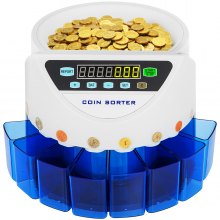 Automatic Uk Coin Counter Sorter Machine Money Separated Drawers Portable Good