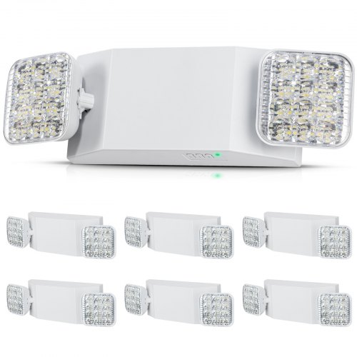 

VEVOR LED Iluminación de Emergencia Luminarias para Salidas de Emergencia 6 PCS