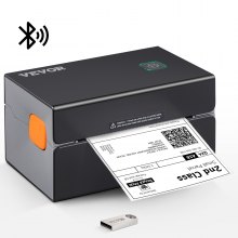 VEVOR Impresora de Etiquetas de Envío Alta Velocidad USB/BT Impresora Térmica de Etiqueta 4x6 300DPI Creador de Etiquetas de Escritorio Compatible con Amazon eBay Shopify PayPal Etsy para Windows Mac