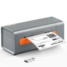 VEVOR Impresora de Etiquetas de Envío Alta Velocidad USB Impresora Térmica de Etiqueta 4x6 203DPI Creador de Etiquetas de Escritorio Compatible con Amazon eBay Shopify PayPal Etsy UPS para Windows Mac